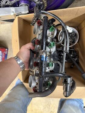 13406-37h10 Suzuki 2008 2009 2010 Gsxr600 Throttle Body Bodies E33 Bare Gsxr 600