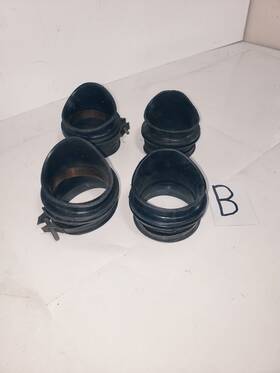 13881-34200 Suzuki 1981-83 Gs650 G&gl Airbox Outlet Tubes With Clamps #13881-34200