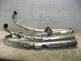 14301-33000-h01 Suzuki 1973 73 77 Gt380 Gt 380 Set Mufflers Exhaust System 4 Units End Silencer