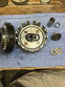 21200-07001 Suzuki 1967 B100p Clutch Basket Assembly Everything 36 Parts Included