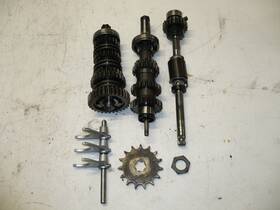 24120-15003 Suzuki 1971 71 77 T500 500 Titan Engine Transmission Gears Assy And Shift Fork