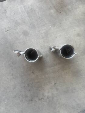 Suzuki 292795333950 2014 Boulevard Sl650 S40 Chrome Fork Ears Mounts Left And Right Set