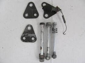 4159125000 Suzuki 1972 Ts90 Engine Mounting Plates And Brake Lamp Switch Bracket