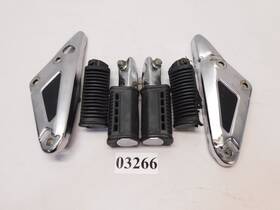 43810-44500 Suzuki 1983 Gs450ga Oem Lh Rh Foot Peg And Muffler Brackets