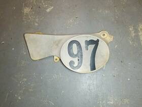 472114661110g Suzuki 1982 82 Ds80 Ds 80 Left Side Cover Panel # Plate Oem 1980