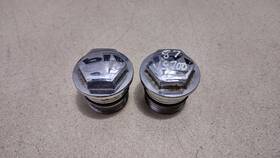 51351-38a02 Suzuki 1987 Intruder Vs700 Upper Fork Caps Bolts Nuts Hardware #pl-348