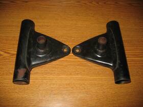 51500-30830-126 Suzuki 1976 Ts400 Headlight Mounting Bracket Set Fork Ears Ts 400 Apache