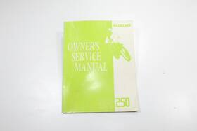 99011-05d52-03a Suzuki Factory Owners Service Manual 1991 Rmx250