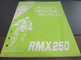 99011-05d57-03a Suzuki Oem Owners Service Manual 1996 Rmx250