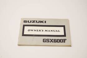 99011-19c51-03a Suzuki Oem Gsx600f Owners Manual
