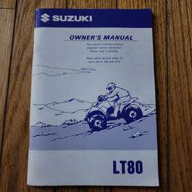 99011-40b65-03a Suzuki Genuine Oem Owners Manual Lt 80 K1