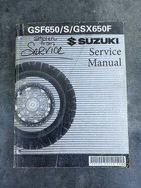 99500-36172-03e Suzuki Oem Factory Service Manual 2008 Gsf650/s/gsx650f