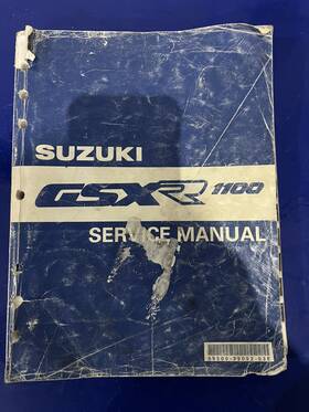 99500-39092-03e Suzuki Oem Service Manual 1989-1992 Gsxr1100