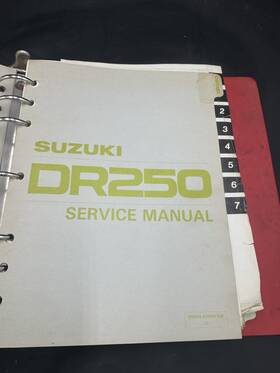 99500-42000-03e Suzuki Dr250 Factory Genuine Service Owners Manual Oem
