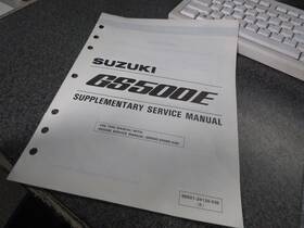 99501-34120-03e Suzuki Factory Supplementary Service Manual 1996 Gs500 Et