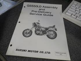 99505-01543-03e Suzuki Factory Assembly And Predelivery Service Guide 1984 Gs550ld