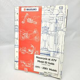99923-12982 Suzuki Factory Maintenance 1991-2001 Model Id Guide Volume Two