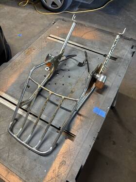 4901 Suzuki Bjr#4901 1969 Tc120 Sport Carrier Rear Luggage Rack