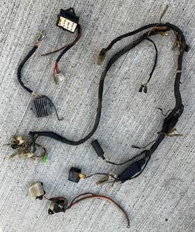 X4311-36610 Suzuki 1977 1978 1979 Gs550e Gs 550 Main Wiring Harness Fuse Rectifier Regulator