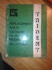 T160 T160v Triumph Trident Parts Manuel 1975