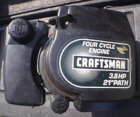 143.013800 Tecumseh Vintage 3.8hp Engine Removed From Craftsman Single Stage Snow Blower