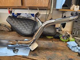 E2603el Trask Nasy Bastard Exhaust For Touring Bikes