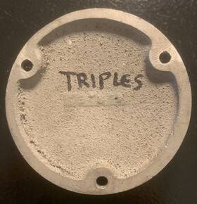 70-6519 Triumph Bsa Triple Finned Aluminum Points Cover Oem Used A75 T150 750
