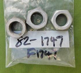 82-1747 Triumph Motorcycle Pre And Unit Wheel Axle Nuts F1747 T120 Tr6 T110 T100 6t 5t Nos