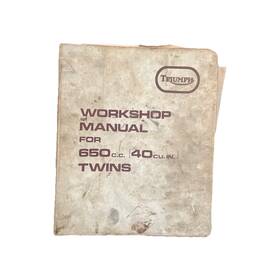 99-0947 Triumph Tr6 T120 Genuine Workshop Manual 1971 To 1973