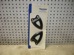 A9708037 Triumph 94 18 Speed Triple Heelguard Kit Black Anodised Oem