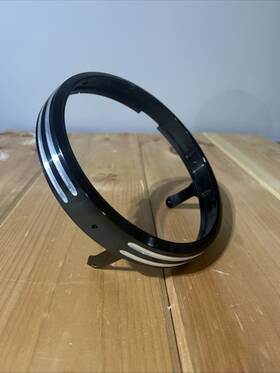 A9830124 Triumph Genuine Machined Black Headlamp Bezel