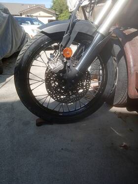 B2314 Triumph 45mm Front Forks With Brakes And 21 Inch Tire Rim