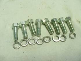 W1122 Triumph Bsa W1322 New Cub T20 Rear Sprocket Bolt And Washer Set Part # Of 8