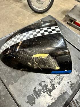 T2300623 Triumph 09-15 Thruxton 900 Cowl Seat Moulding