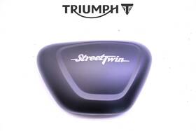 T2309674-ps Triumph #308 Right Side Cover Panel Matte Black Street Twin 2016-2022