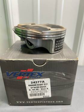 24377a Vertex 95.96mm 13.0 1 Gp Racer Forged Piston Kit For 19-22 Kawasaki Kx450