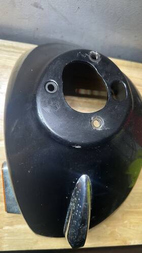 66652800nd Vespa Lx 50 125 150 Oem Front Mudguard Fender Graphite Black 79/a
