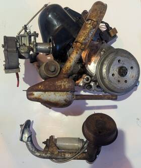 V9a1m Vespa Oem 1971 V90 Engine - As Is/for Parts Or Repair See Description