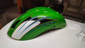 1014978-1256 Victory Used 2008-2009 Polaris Jackpot Oem Rear Fender
