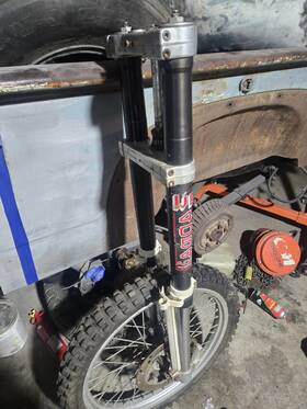 4550 Wp 4054 Front Forks Ktm 300 500 Good New Seals Oil Racing
