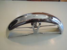 129-21510-00 Yamaha Yl1 100cc Twin Jet Chrome Front Fender Mudguard