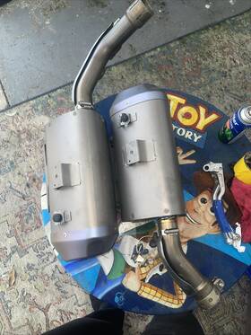 14b-8 Yamaha 14b-7 And Exhaust Used Good Condition Tested