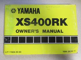 16m-28199-11 Yamaha Owners Manual 1982 Xs400rk Xs400 Rk