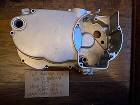 17a0804 Yamaha 1965 Ya6 125 Santa Barbara Nos Right Crank Case Cover Aluminum Beautiful