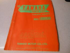 1f7-29198-60 Yamaha Factory Parts List Manual 1977 Lb80iiad