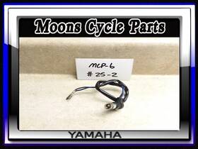 1m1-83536-00-00 Yamaha Vtg 1978 Dt400 Dt250 Dt175 Dt125 Speedometer Socket Bulb Wire Mcp-6 #25-2