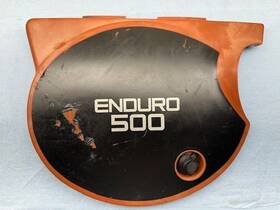 1t2-21711-00-00 Yamaha Xt500 Xt 500 Tt500 Oem 1977 Left Side Cover With Lock