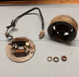 1t9-81300-20-00 Yamaha Dt100 1977 Stator System