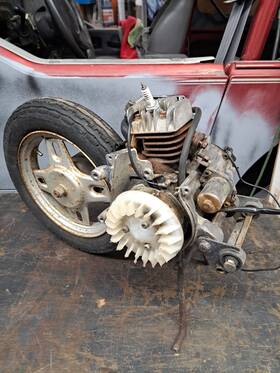 1yu-1yu00 Yamaha 1987-up Razz Sh50 49cc Iyu00 50cc Moped Scooter Riva Mint Engine Motor