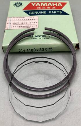 214-11601-13 Yamaha New Genuine Piston Ring Set 0.25